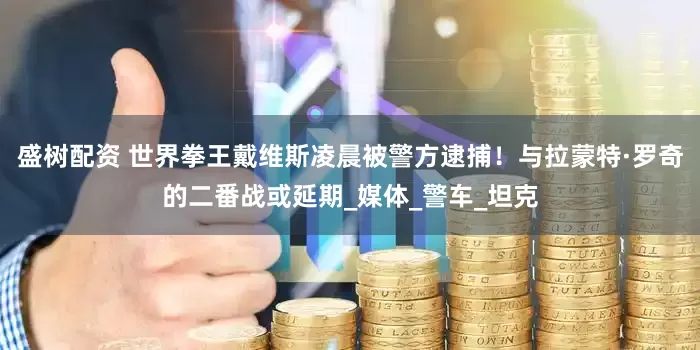 盛树配资 世界拳王戴维斯凌晨被警方逮捕！与拉蒙特·罗奇的二番战或延期_媒体_警车_坦克